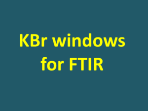 KBr windows for FTIR